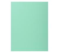 Chemise à rabat latéral Exacompta - 24 x 32 cm verte - Paquet de 50