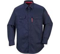Portwest FR89 Chemise Bizflame 88/12 Marine - Taille L
