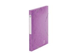 Chemise box Cartobox Exacompta 24 x 32 cm dos 2,5 cm - mauve