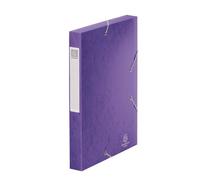 Chemise box Cartobox Exacompta 24 x 32 cm dos 4 cm - mauve