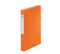 Chemise box Cartobox Exacompta 24 x 32 cm dos 4 cm - orange