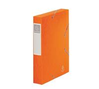 Chemise Box Cartobox Exacompta 24 x 32 cm dos 6 cm - orange