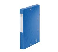Chemise box Cartorel 24 x 32 cm dos 4 cm - bleue