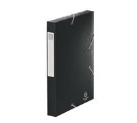 Chemise box Cartorel 24 x 32 cm dos 4 cm noire