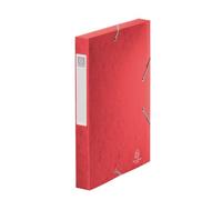 Chemise box Cartorel 24 x 32 cm dos 4 cm - rouge