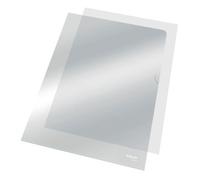 Chemise coin plastique Esselte Leitz A4 polypropylène 10,5/100e incolore - Paquet de 100