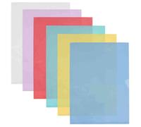 Chemise coin plastique Oxford Fard'Liss A4 PVC 20/100e - Paquet de 10 pochettes