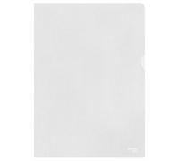 Chemise coins papier avec fenêtre Leitz A4 160 g - Paquet de 100 - Incolore