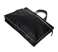Chemise de Classement en Tissu Oxford, Noir, Rentrée Scolaire, Accès | Porte-documents Léger pour Chèques et Magazines, Transport Quotidien Pratique, Format de Rangement pour Bureau, École