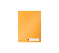 Leitz Pochette plastique A4 – Lot de 3, chemise de coin, 3 compartiments, 40 feuilles, Jaune Cosy