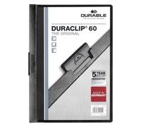 Chemise de présentation à clip DURABLE - Sachet de 5 - noir
