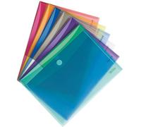Chemise de présentation à scratch Tarifold 21 x 29,7 cm couleurs assorties - Paquet de 12