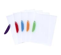 Chemise de présentation polypropylène semi-rigide Clip Design - A4 - Couleurs assorties
