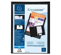 Chemise de présentation polypropylène souple Krea Cover - A4 - Noir
