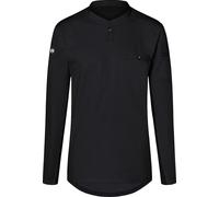 Chemise de travail pour homme KARLOWSKY PERFORMANCE, manches longues, coupe ajustée, noir, taille M