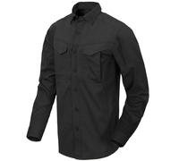 Chemise Defender Mk2 PolyCotton Ripstop Long Sleeve Helikon-Tex - Black XS