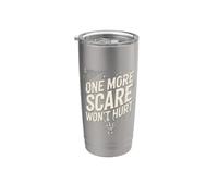 Chemise d'Halloween amusante : One More Scare Won't Hurt Gobelet isotherme en acier inoxydable double paroi
