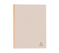 Chemise dos toilé Exacompta Forever 24 x 32 cm dos 3 cm - Paquet de 25 - Gris