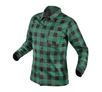 Chemise en flanelle NEO TOOLS, verte, taille S
