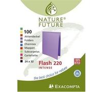 Chemise Exacompta - Paquet 100 chemises Flash 220 24x32cm assorties 10 couleurs G