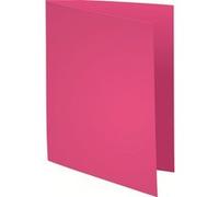 Exacompta - Réf. 217120E - Paquet de 10 chemises rigides ROCK''S 210 g/m2 aux couleurs vives - chemises certifiées PEFC™ - dimensions 24 x 32 cm pour format A4 - couleur rose