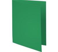 Exacompta - Paquet de 10 chemises ROCK'S 210 rigides 210 g/m² 24x32 cm Vert sapin