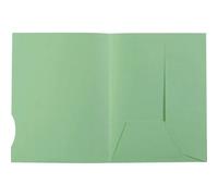 Chemise Exacompta - Paquet De 50 Chemises 'jura 160' 24x32cm 2 Rabats Couleurs Assorties