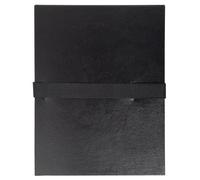 Chemise extensible balacron sans rabat sangle scratch - 24x32cm - Noir