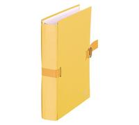 Chemise extensible sans rabat Exacompta à boucle dos 12 cm couleur - jaune