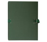 Chemise extensible sans rabat Exacompta à boucle dos 13 cm - Vert foncé