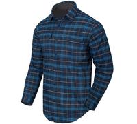 Chemise GreyMan Polyester/Nylon Helikon-Tex - Blue Stonework Plaid XS