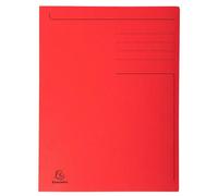 Chemise imprimée 3 rabats Forever® 280gm2 - Folio - Rouge