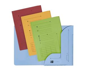 Chemise index L'Oblique AZ OXFORD 23,5 x 31,5 cm couleurs assorties vives - Paquet de 25