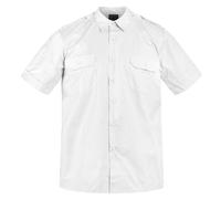 Chemise manches courtes Mil-Tec Service Short Sleeve Shirt - White 3XL