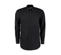 Chemise manches longues Kustom Kit Premium Oxford Classic Fit Noir L