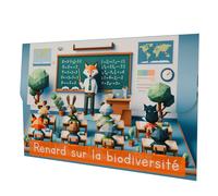 Chemise photo scolaire MB TECH Collection Renard sur la biodiversité - Lot de 100