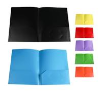 Chemise Plastique à Poches Double 7 Pièces en Pp pour Documents