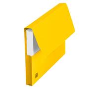 Chemise pochette à soufflet carte Oxford 32 cm jaune vif - paquet de 50