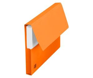 Chemise pochette à soufflet carte Oxford 32 cm orange - Paquet de 50
