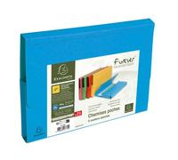 Chemise pochette Forever à soufflet carte Exacompta 24 x 32 cm - Paquet de 25