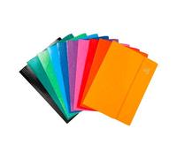 Chemise pochette Iderama à soufflet carte Exacompta 24 x 32 cm coloris assortis