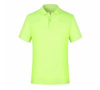 Chemise Polo Homme Manches Courtes, Polo Golf Respirant Séchage Rapide, T-Shirt de Sport Été pour Tennis, Coupe Décontractée, Polo Polyvalent pour Travail, Loisir et Sorties A1 (Light Green, M)