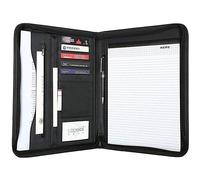 Chemise Portfolio A4 en cuir PU Porte-document pour bureau,agenda d'affaires Dossier de confrence Organiseur de fichiers bloc-notes