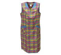 Chemise pour femmes, à carreaux, composition : 65% polyester / 35% coton, longueur approximative : 109 cm