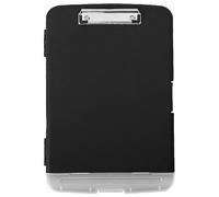 Chemise Presse-Papiers A4 - Matériau Pp Durable, Légère, Portable, Rangement Multifonctionnel, Facile À Nettoyer, Noire