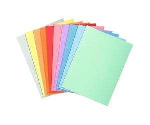 Chemise qualité supérieure 210 g Exacompta 24 x 32 cm couleur - Paquet de 10