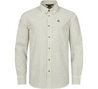 Chemise Sauer 23 crème/brun foncé à carreaux XXL