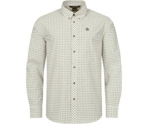Chemise Sauer 23 crème/brun foncé à carreaux XXL