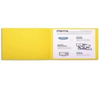 Chemise standard 210 g Exacompta Forever 24 x 32 cm - Paquet de 100 - Jaune