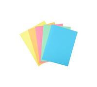 Rainex Paquet de 50 chemises 1 rabat latéral carte 250 grammes Assortis